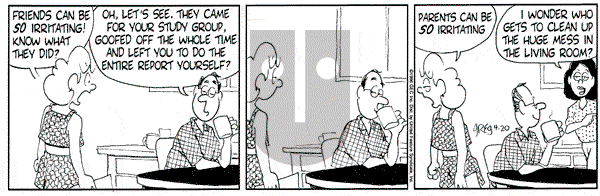 Luann on Saturday April 20, 1996 Comic Strip