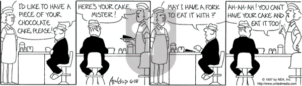 The Born Loser on Wednesday June 18, 1997 Comic Strip