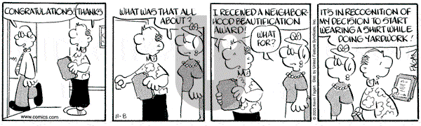 Drabble on Tuesday November 8, 2005 Comic Strip
