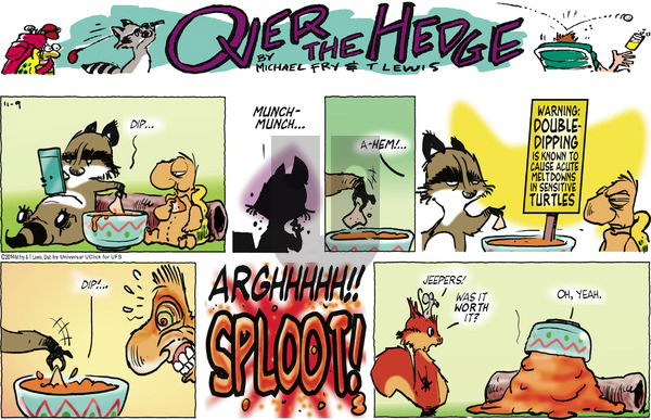 Over the Hedge on Sunday November 9, 2014 Comic Strip