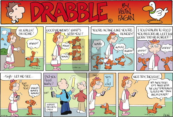 Drabble on Sunday October 23, 2016 Comic Strip