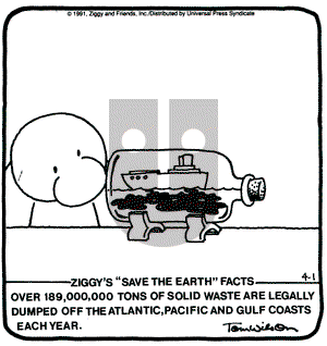 Ziggy on Monday April 1, 1991 Comic Strip