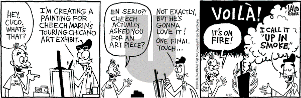 La Cucaracha on Friday January 17, 2003 Comic Strip