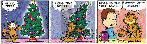 Garfield - Wednesday December 22, 1999 Comic Strip