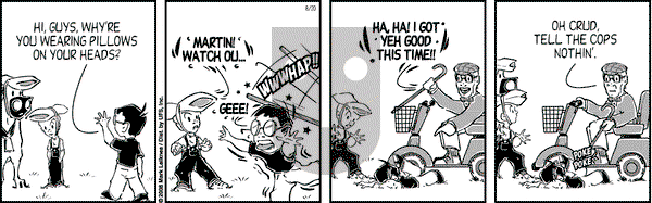 Cow and Boy Classics on Sunday October 5, 2008 Comic Strip