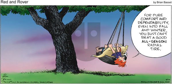 Red and Rover on Sunday August 23, 2020 Comic Strip
