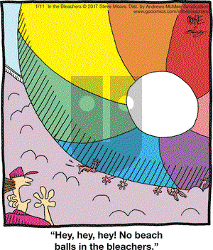 In the Bleachers on Wednesday January 11, 2017 Comic Strip