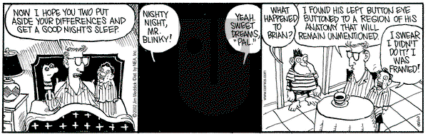 Monty on Friday March 8, 2002 Comic Strip
