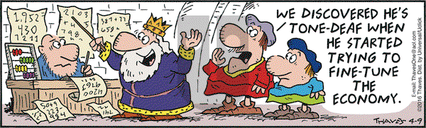 Frank and Ernest on Saturday April 9, 2016 Comic Strip