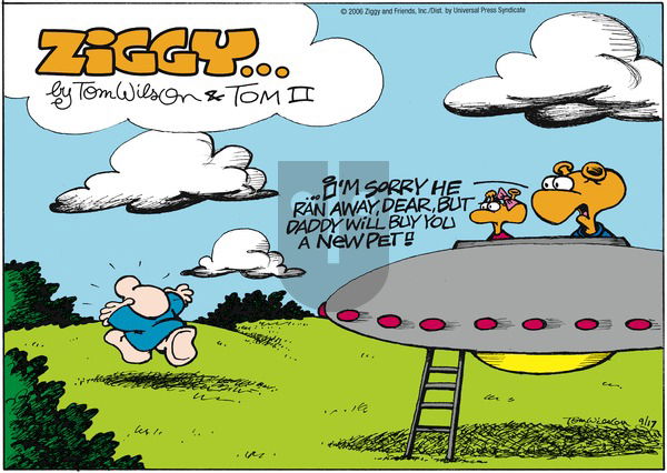 Ziggy on Sunday September 17, 2006 Comic Strip