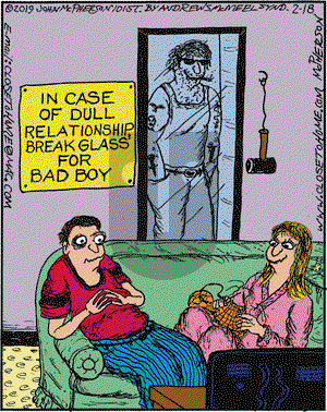 Close to Home on Monday February 18, 2019 Comic Strip