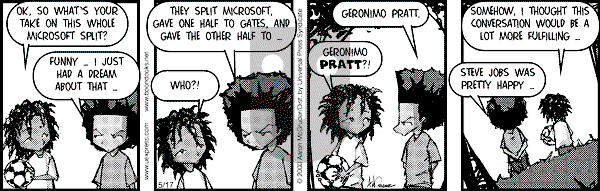 The Boondocks on Wednesday December 19, 2007 Comic Strip