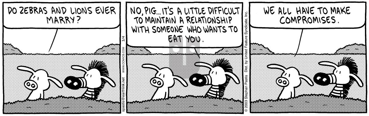 Pearls Before Swine - Tuesday March 4, 2003 Comic Strip