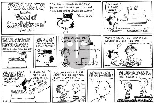 Peanuts on Monday February 14, 1983 Comic Strip