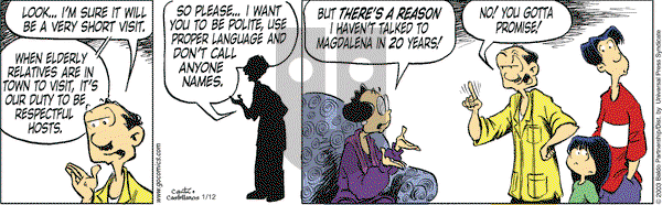 Baldo on Monday January 12, 2009 Comic Strip