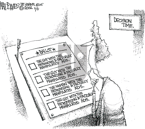 Matt Davies on Monday November 4, 2002 Comic Strip