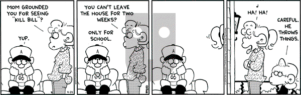 FoxTrot on Saturday April 24, 2004 Comic Strip