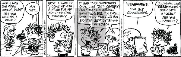 Heart of the City on Monday April 2, 2001 Comic Strip