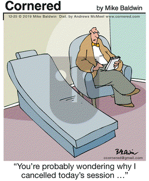 Cornered on Wednesday December 25, 2019 Comic Strip