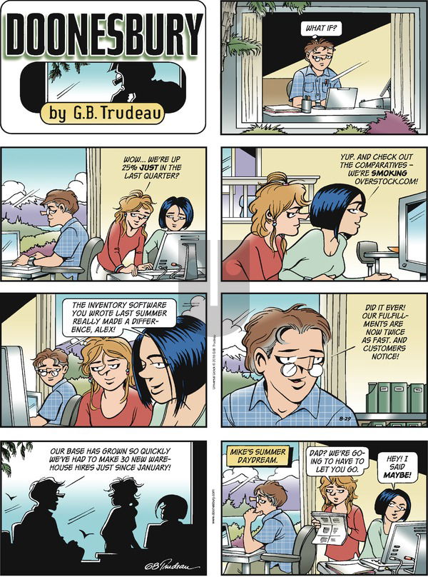 Doonesbury on Sunday August 29, 2010 Comic Strip