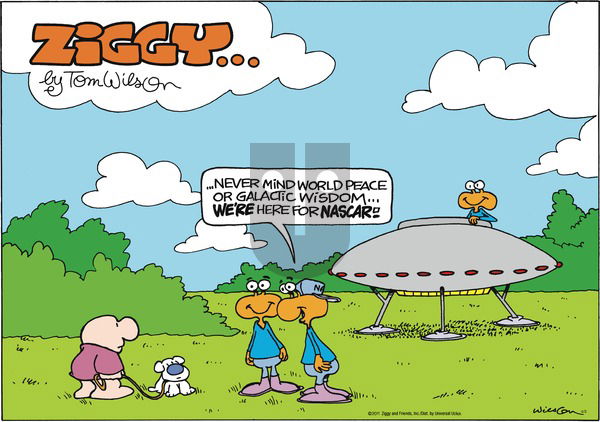 Ziggy on Sunday April 3, 2011 Comic Strip