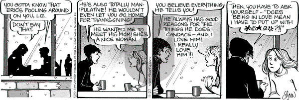For Better or For Worse on Tuesday November 27, 2001 Comic Strip