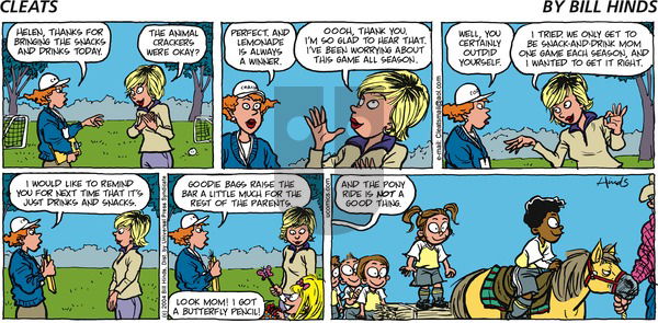 Cleats on Sunday November 21, 2004 Comic Strip