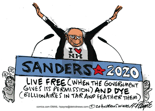 Henry Payne on Thursday February 13, 2020 Comic Strip