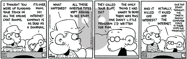 FoxTrot on Saturday January 16, 1999 Comic Strip