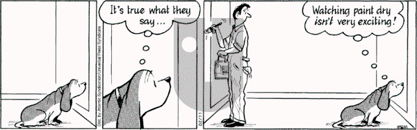 Fred Basset on Saturday February 11, 2006 Comic Strip