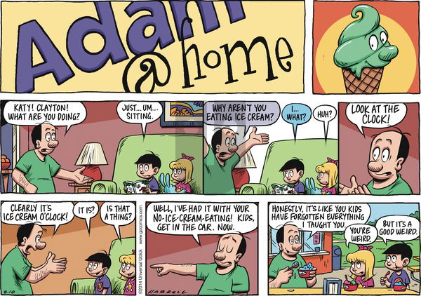 Adam@Home on Sunday August 10, 2014 Comic Strip