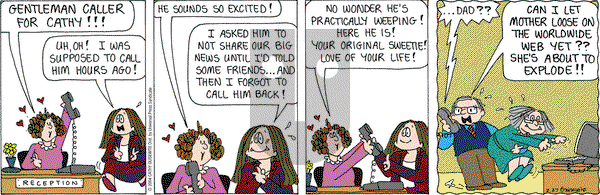 Cathy Classics on Friday February 27, 2004 Comic Strip