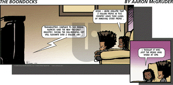 The Boondocks on Sunday March 27, 2011 Comic Strip