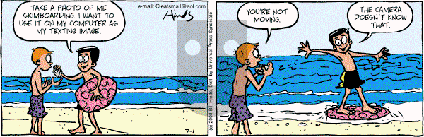 Cleats - Tuesday July 1, 2008 Comic Strip