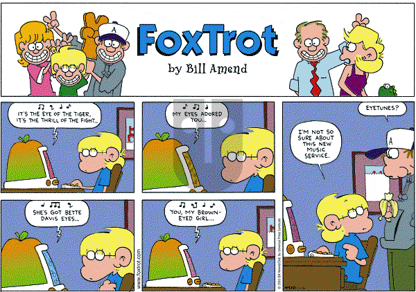 FoxTrot - Sunday November 16, 2003 Comic Strip