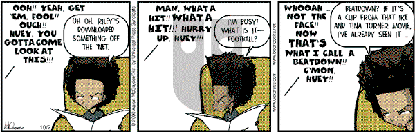 The Boondocks on Monday May 5, 2008 Comic Strip
