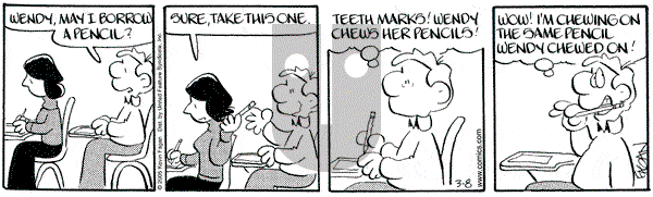 Drabble on Wednesday March 9, 2005 Comic Strip