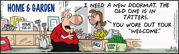Frank and Ernest on Wednesday August 15, 2018 Comic Strip