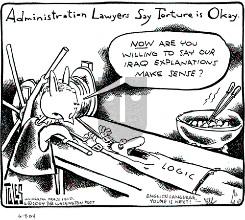 Tom Toles on Wednesday June 9, 2004 Comic Strip