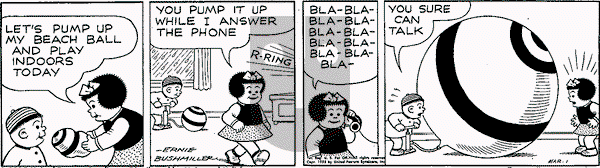 Nancy Classics on Saturday February 28, 2015 Comic Strip