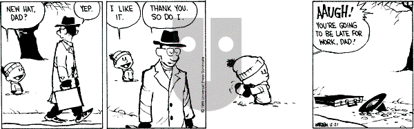 Calvin and Hobbes - Wednesday December 27, 1989 Comic Strip