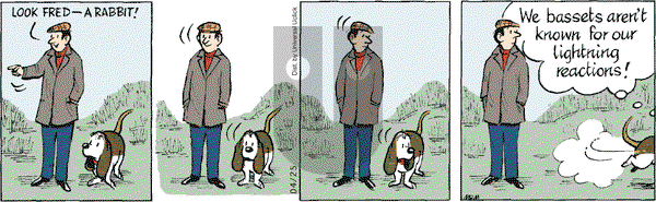 Fred Basset on Wednesday April 25, 2012 Comic Strip