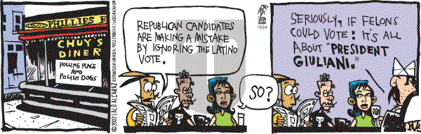 La Cucaracha on Wednesday October 24, 2007 Comic Strip