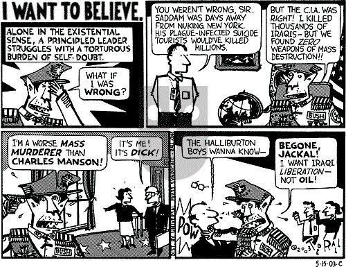 Ted Rall on Monday May 19, 2003 Comic Strip
