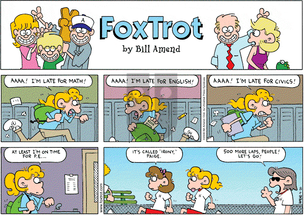 FoxTrot on Sunday April 20, 2008 Comic Strip