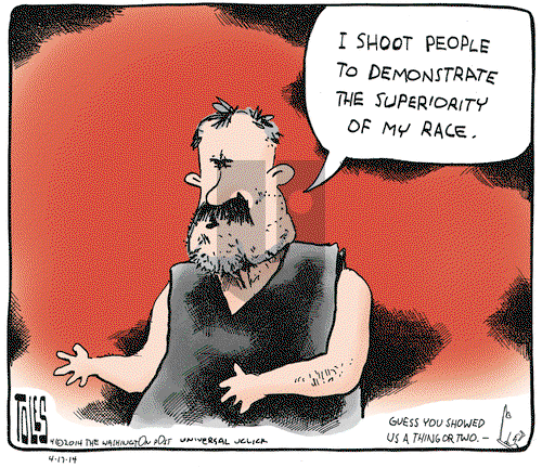 Tom Toles on Thursday April 17, 2014 Comic Strip