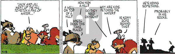 Over the Hedge on Wednesday April 18, 2012 Comic Strip