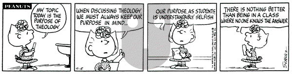 Peanuts on Friday September 5, 1975 Comic Strip