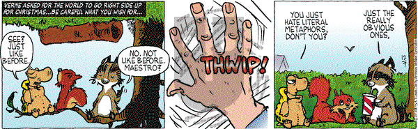 Over the Hedge on Saturday December 7, 2019 Comic Strip