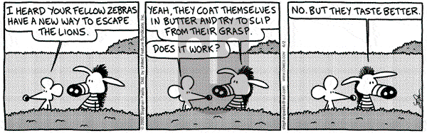 Pearls Before Swine - Tuesday April 2, 2002 Comic Strip